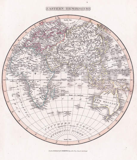Eastern hemisphere, C. Smith, 1816