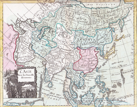 Atlas Nouveau Portatif, 1780, L’Asia