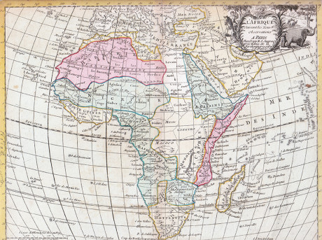Atlas Nouveau Portatif, 1780, L’Africa
