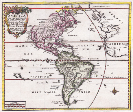 America, P. A. Neralco, Roma 1757