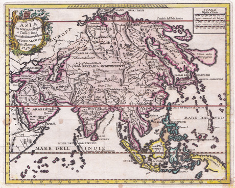 Asia, P. A. Neralco, Roma 1757