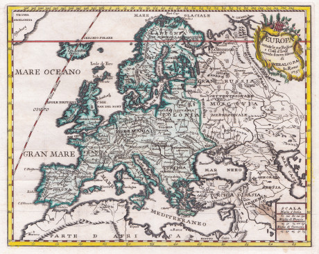 Europa, P. A. Neralco, Roma 1757