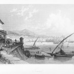 Incisione su acciaio, Genova, W. Brockedon
