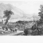 Incisione su acciaio, Como, W. Brockedon