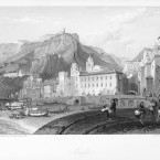 Incisione su acciaio, Amalfi, W. Brockedon