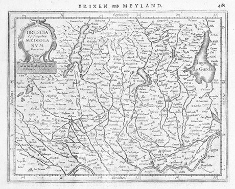 Carta del territorio bresciano, Gerardo Mercatore