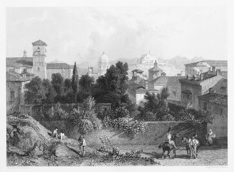 Incisione su acciaio, Brescia, W. Brockedon
