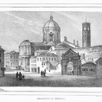Litografia, Broletto di Brescia, Pietro Filippini