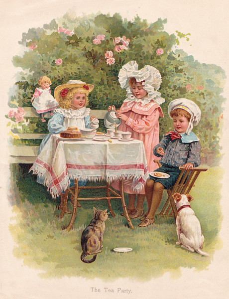 Illustrazione da libri per bambini, Cromolitografia dell’800