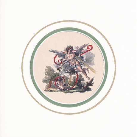 Capolettera acquerellato