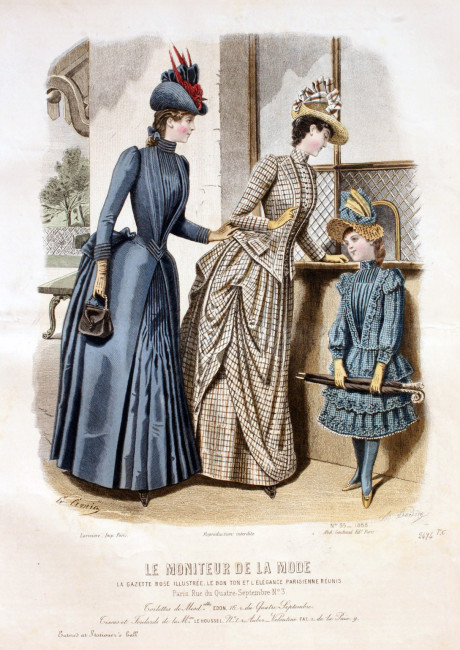 Incisione, “Le Moniteur de la mode”