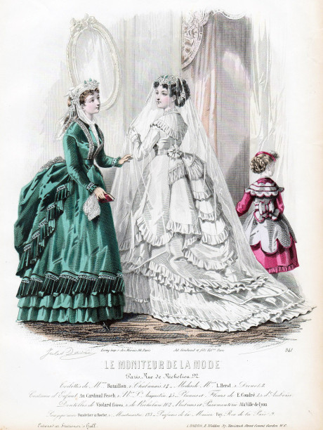 Incisione, “Le Moniteur de la mode”