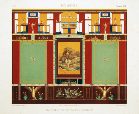 Litografia, “Pompei wandmalerien und ornamente”